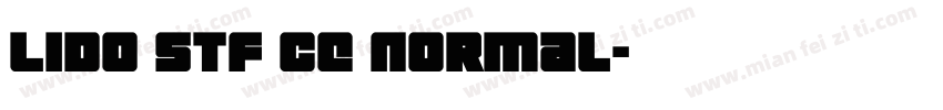 Lido STF CE Normal字体转换